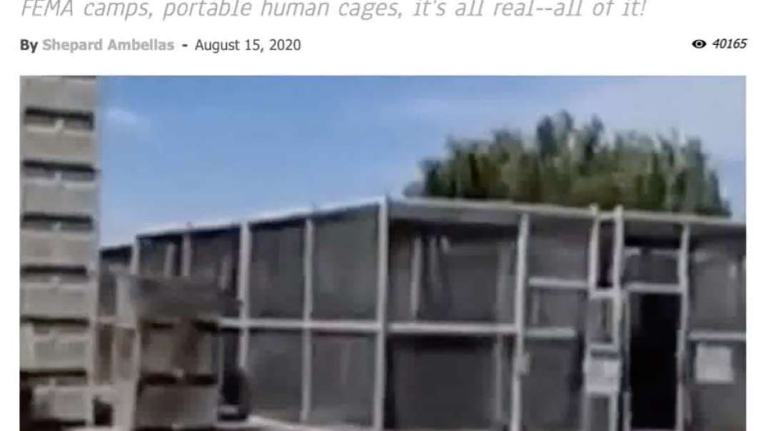 ARE THESE FOR US? THOUSANDS OF HUMAN CAGES FOUND IN CALIFORNIA...