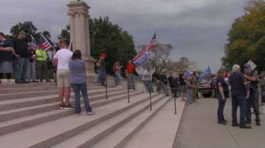 l0624 Stop the Steal rally  at the Arkansas State Capitol Leftist Triggered