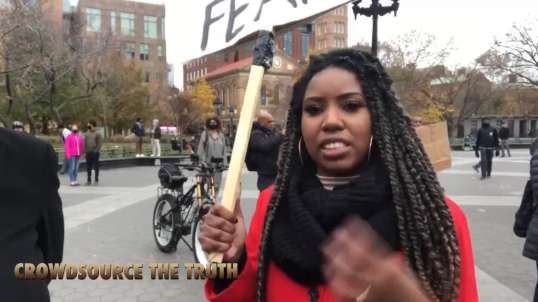 "Cuomo is full of crap!" Beautiful Trump supporter attending anti lockdown rally in New York