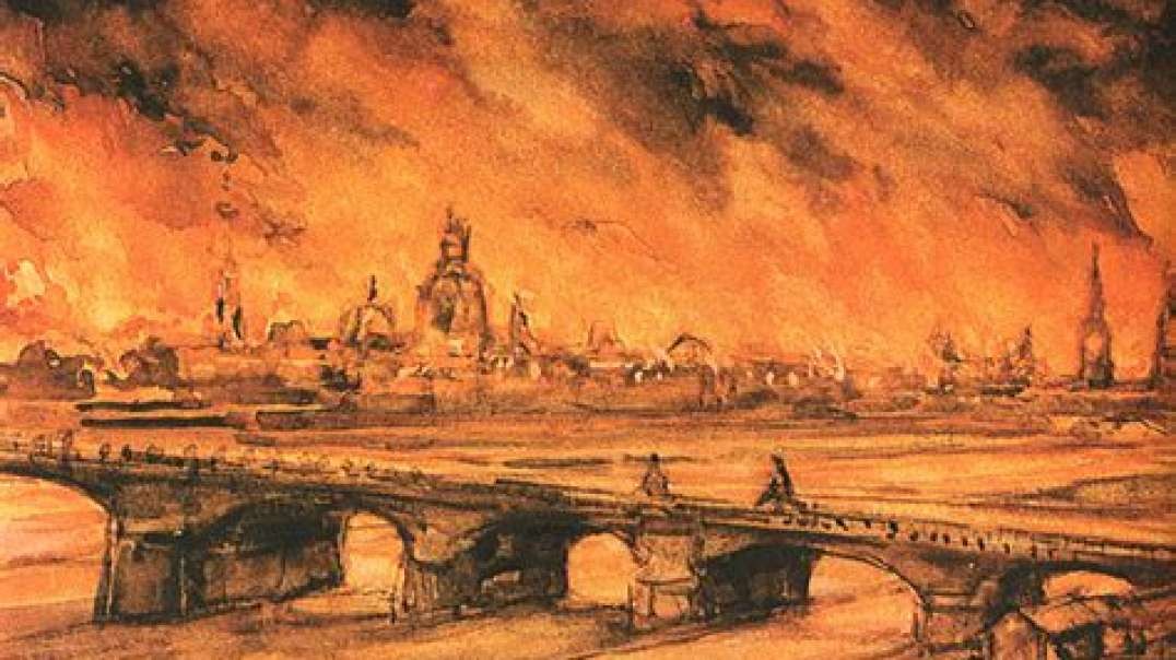 Dresden continuation of 30 years war Satanic sacrifice of protestants