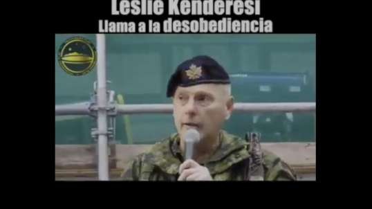Militar canadiense llama a la desobediencia para evitar la vacuna..mp4
