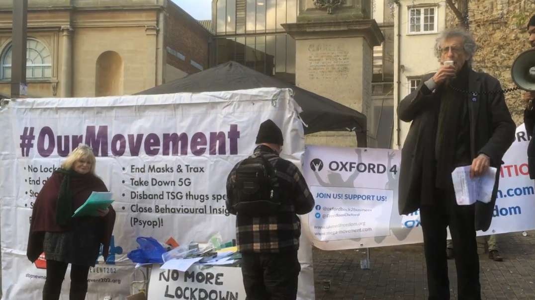 Piers Corbyn's speech at great #OurMovement OXFORD rally 20.12.20