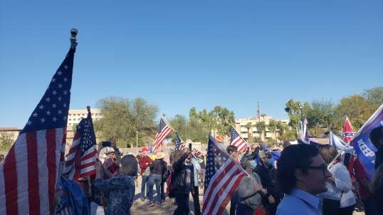 Arizona MAGA Protest Learn Some Information About the Constitution