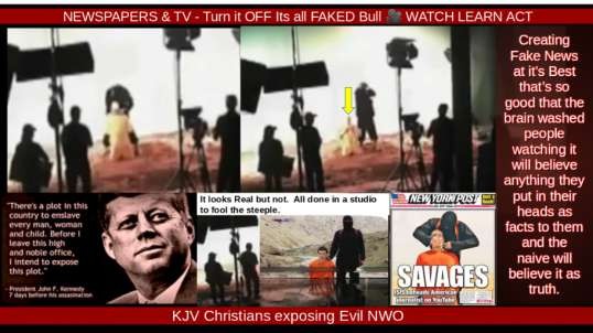 NEWSPAPERS & TV - Turn it OFF Its all FAKED Bull 🎥 WATCH LEARN ACT