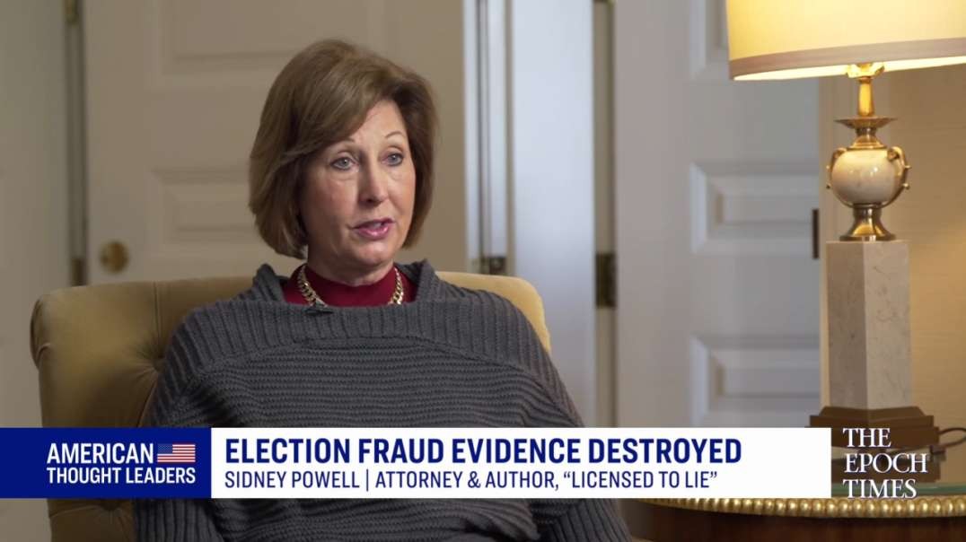 "The Corruption Goes Deep and Wide" - Sidney Powell