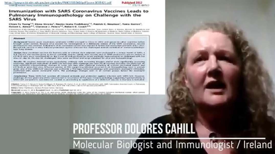 Professor Dolores Cahill - Why People Will Start DYING A Few Months After The First mRNA Vaccination