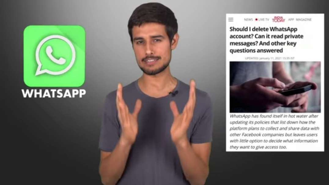 WhatsApp Privacy Policy Update Explained! _ Dhruv Rathee _ WhatsApp vs Telegram .mp4