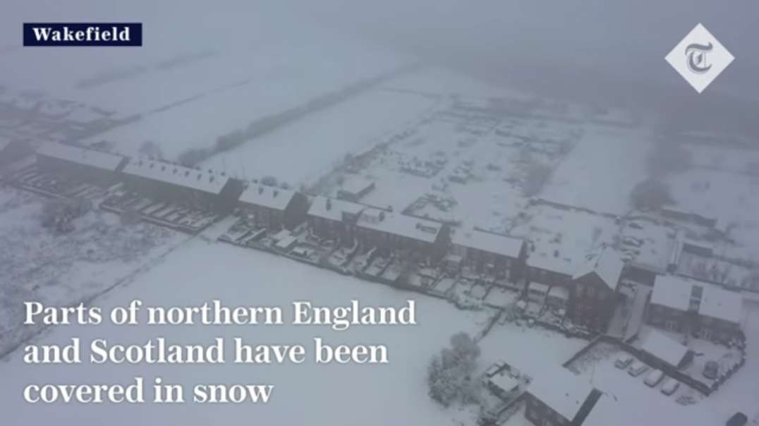 UK weather- Heavy snowfall covers parts of northern England.mp4