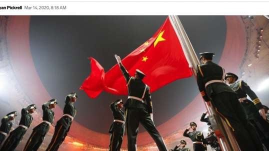 60 Minutes Forgets NATO Games Team USA CoronaVirus Started With Chinese Foreign Ministry