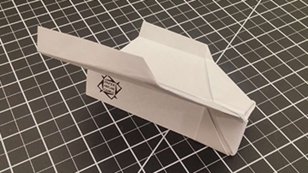 Fold the Warthog Paper Airplane