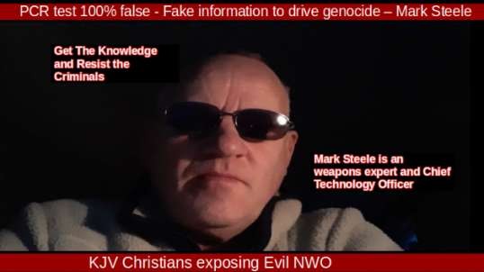 PCR test 100% false - Fake information to drive genocide
