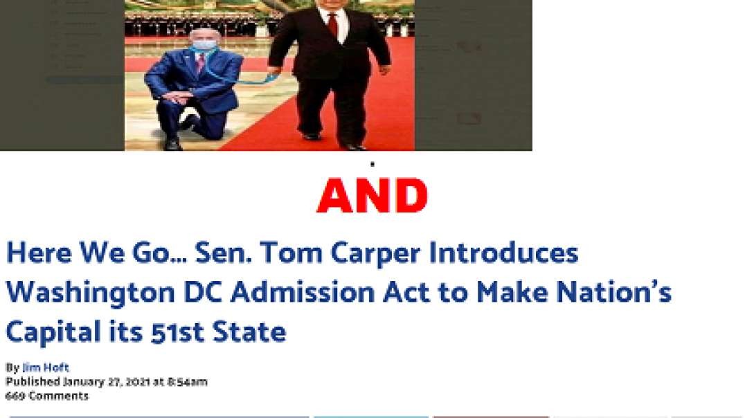 Crazy Biden News, The Term "China Virus" BANNED & DC to Become 51st State