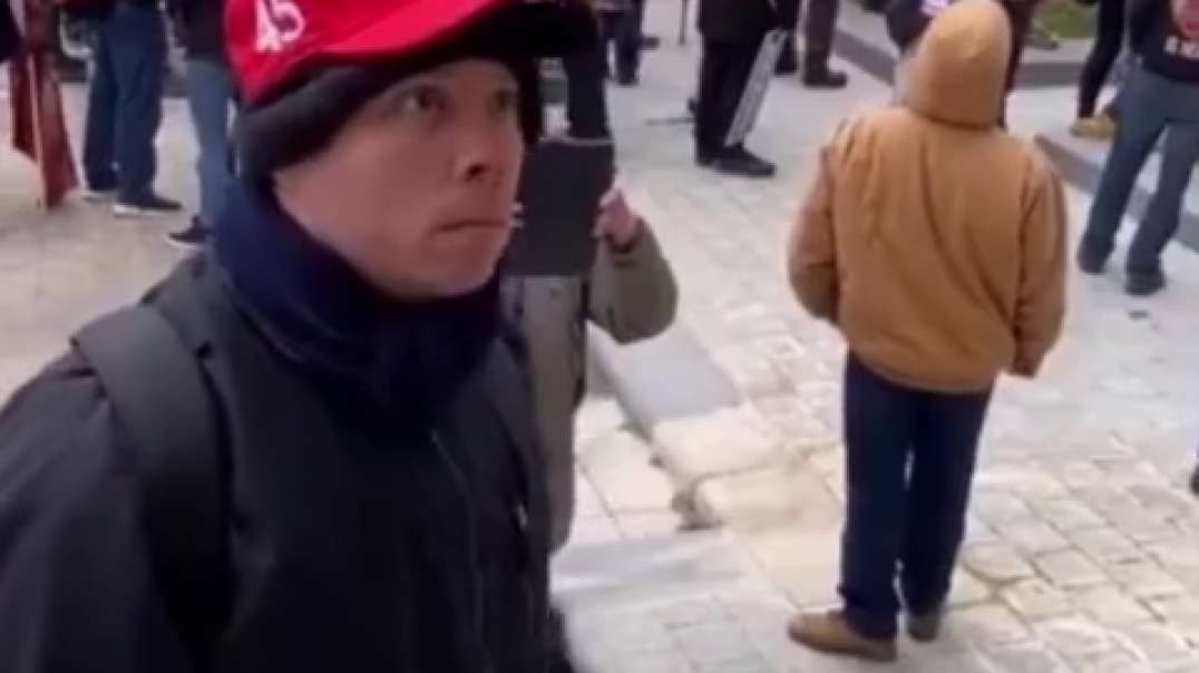 Capitol: Trump supporter to police - why are you allowing this?