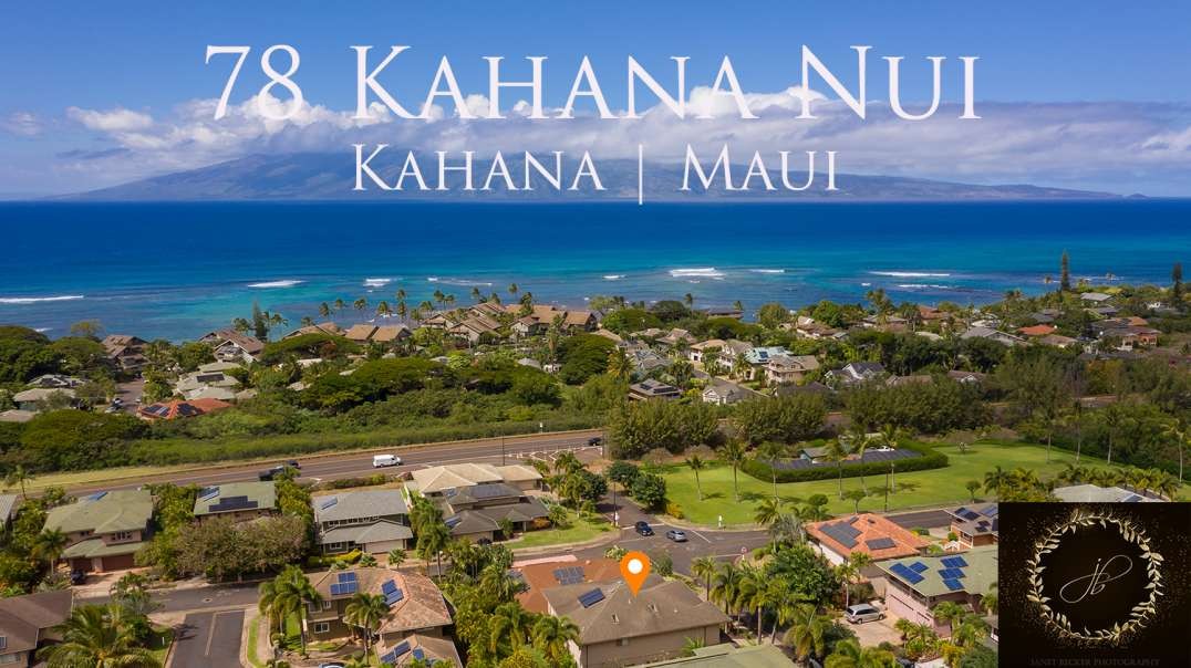4 bedroom, 2.5 bath home with ocean views in Kahana, Maui.