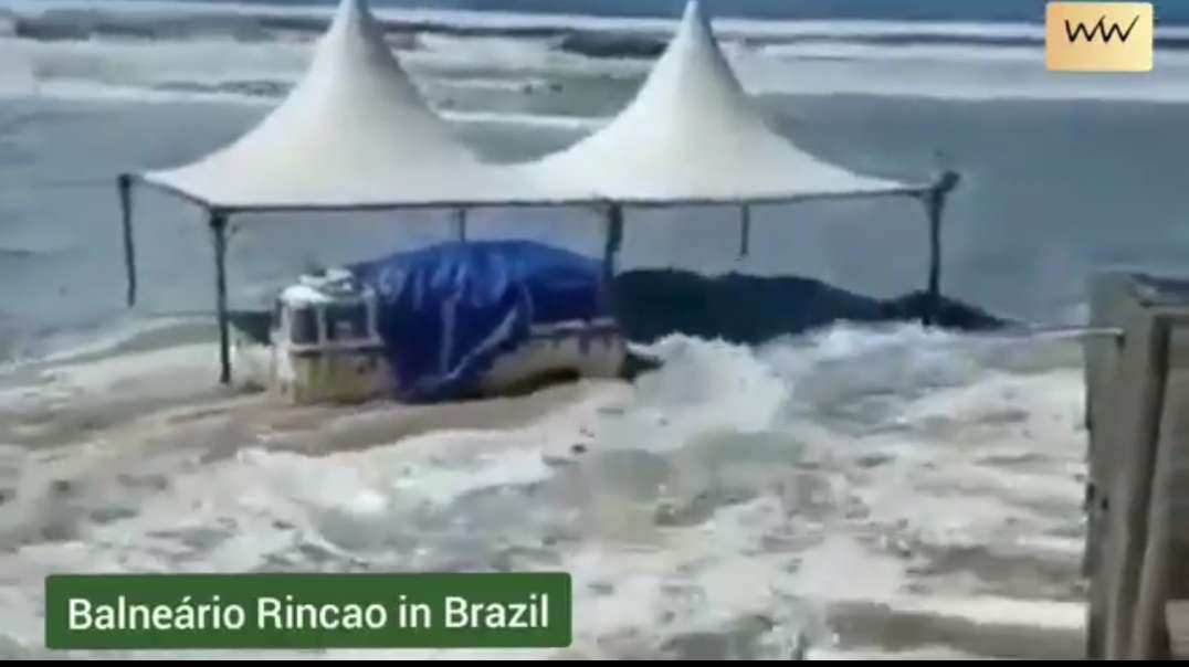 Sea tide hits Balneário Rinco in Brazil __ Sinkhole Asunción Paraguay.mp4