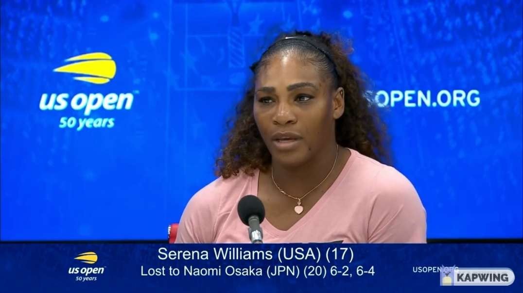 Serena Williams at the final 2018 U.S. Open press conference