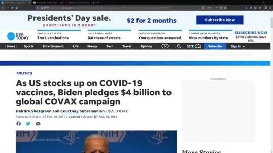 TRUST EM Noones Safe Until EVERYONEs Vaxxed The Oligarchs Push To Vax Poor People For Free