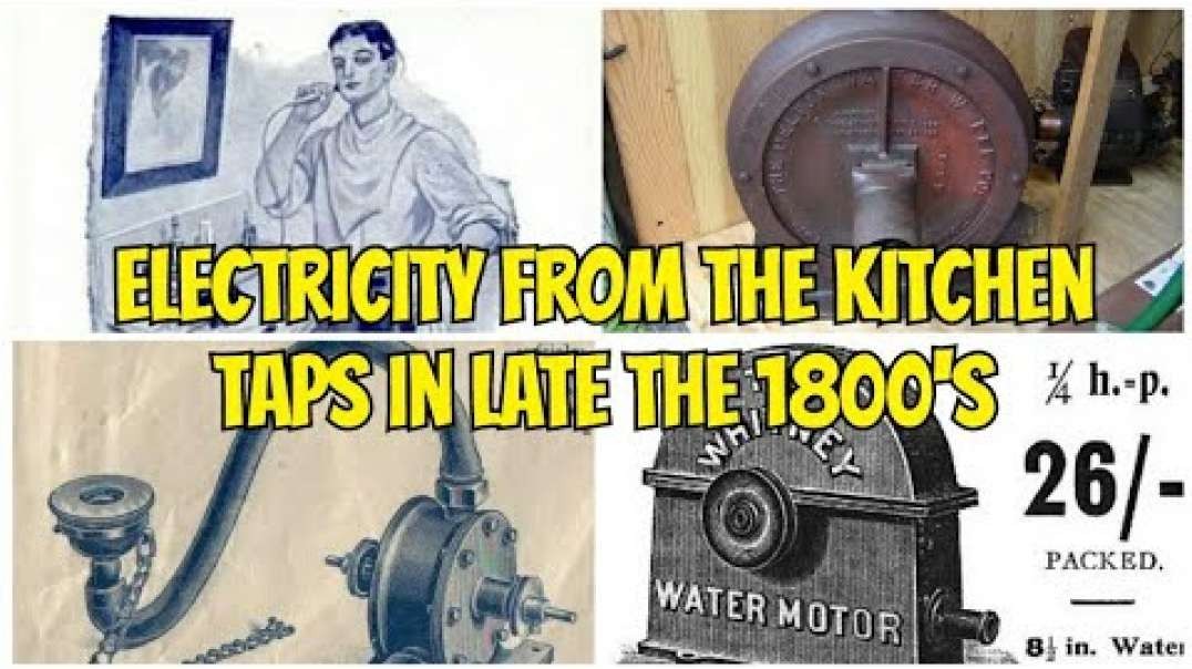 ELECTRICITY FROM THE KITCHEN TAPS IN THE LATE 1800'S [2021] - PAUL COOK [DOCUMENTARY VIDEO)