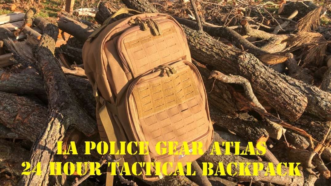 LA POLICE GEAR ATLAS 24 HOUR TACTICAL BACKPACK