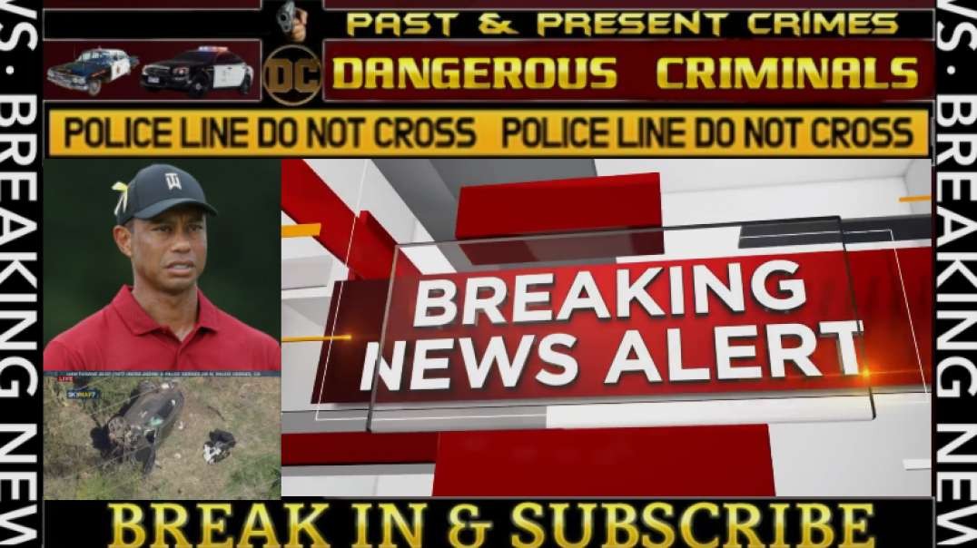 DC - BREAKING NEWS Tiger Woods removed from 1-car wreck by 'jaws of life'.mp4