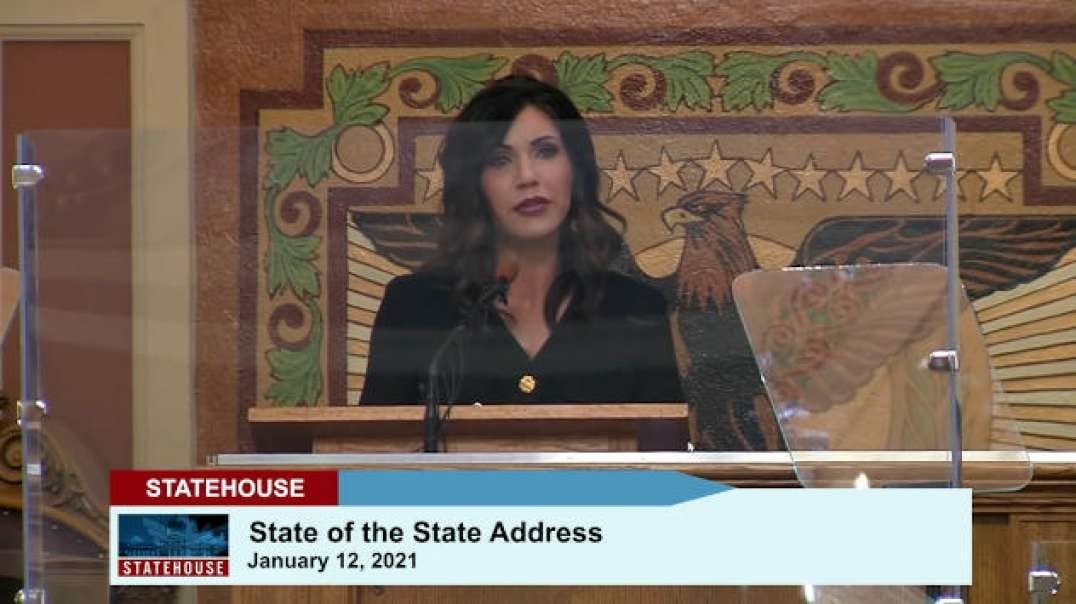 Gov. Kristi Noem's 2021 State of the State Address - given on Jan. 12, 2021