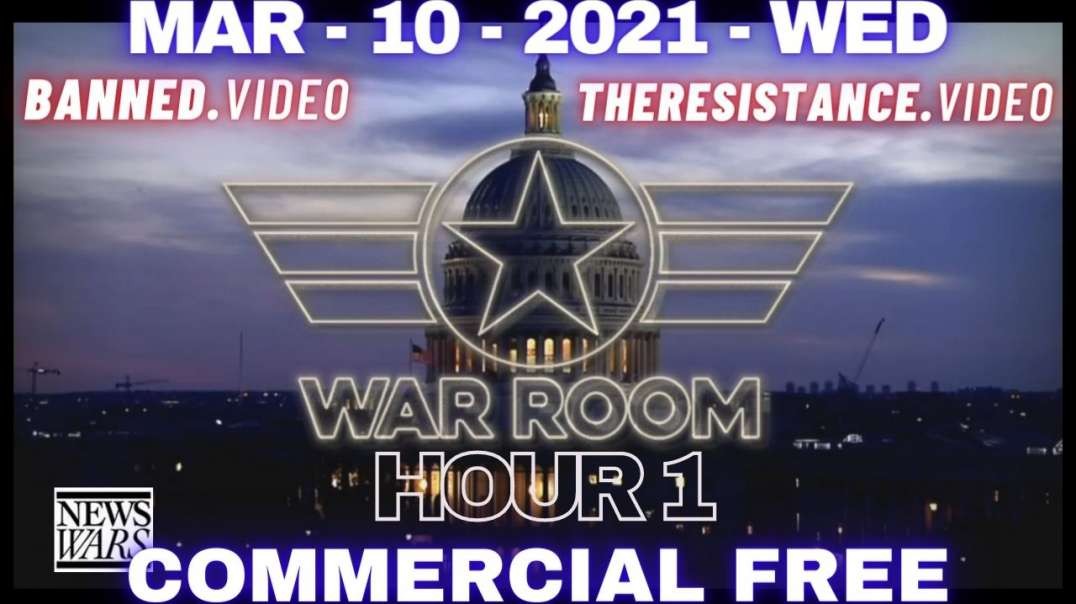 #WarRoom HR1: Alex Jones Live from Mask Free Grocery Store Exposing Covid Vaccine Deaths