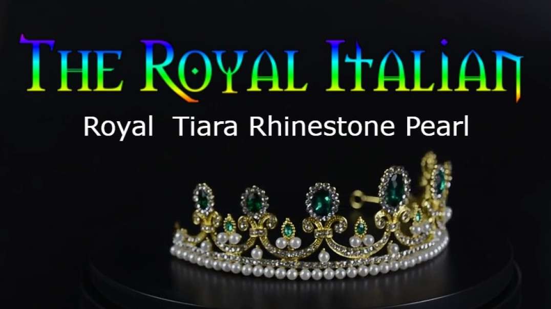 Royal  Tiara Rhinestone Pearl