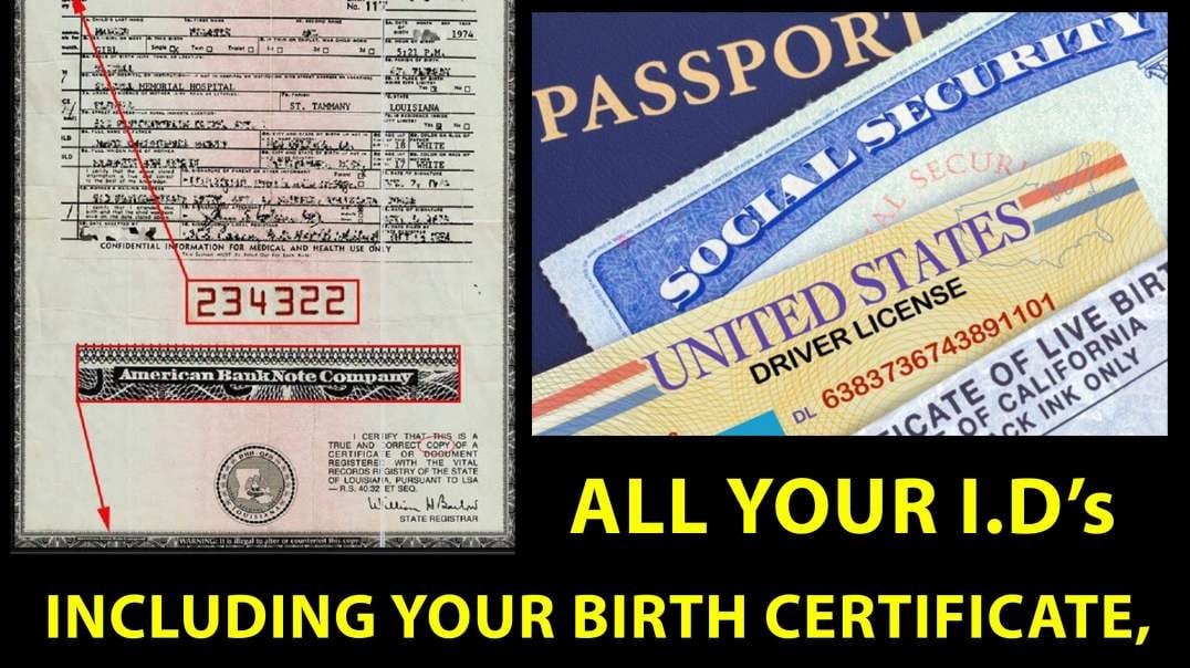 Your Birth Certificate is worth BILLIONS!