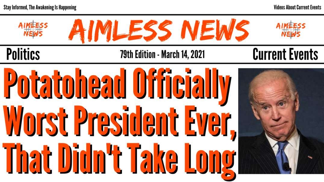 Potatohead Gives A Dark Gloomy Downer Speech, Worst President Ever