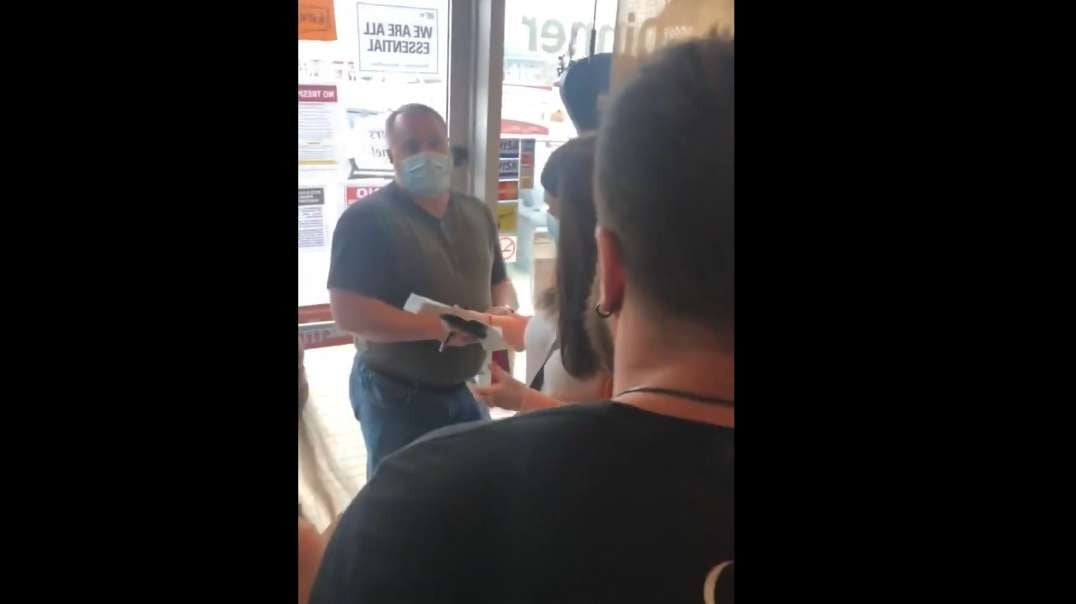 Restaurant owners and patrons shout out the unwelcome health inspectors