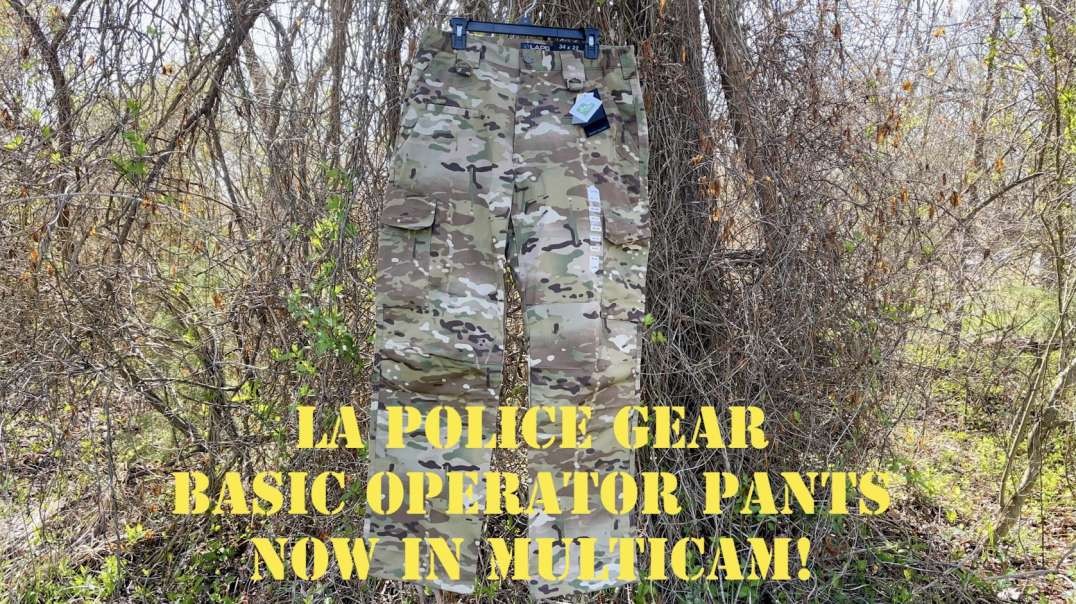 LA Police Gear Basic Operator Pants - now in Multicam