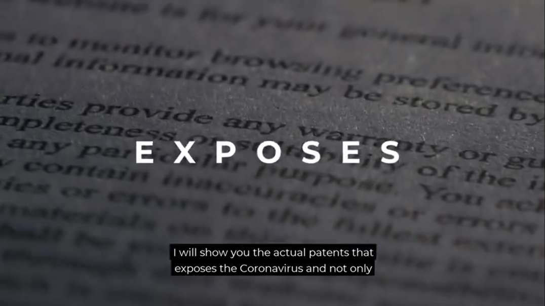 Covid Patent Exposed - Banned on YT