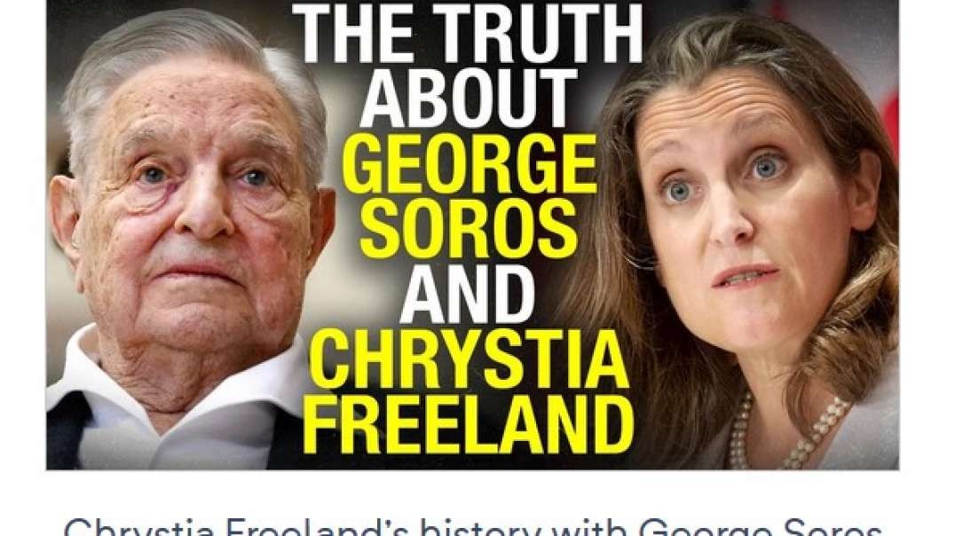 Know Your Enemy - Chrystia Freeland, Minister of Finance & Deputy PM, will make Canada fall. She is personal friends with George Soros