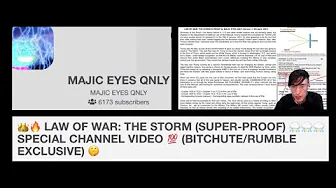 QAnon SUPER-PROOF: LAW OF WAR: “The Storm” by Majic Eyes Qnly
