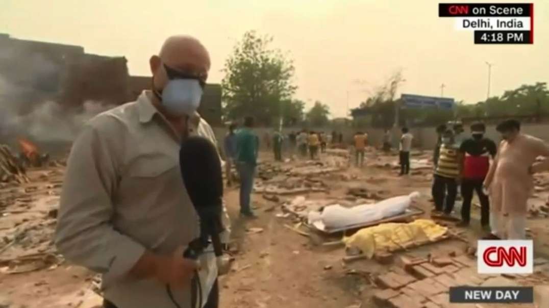 CNN Overwhelmed Cemetery Shows Chaos Pandemonium Everwhere Havoc Mayhem War Zone Covid19 Coronavirus