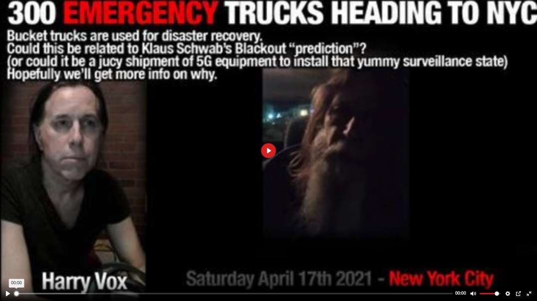 NYC: UPCOMING EVENT - EMERGENCY TRUCKS MOVING TO NEW YORK CITY !