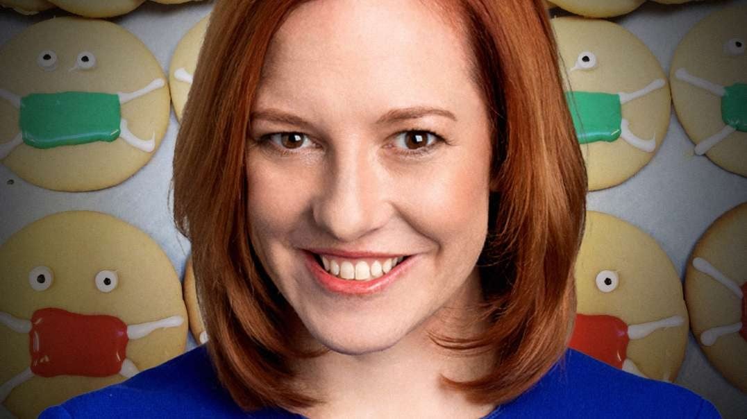 Jen Psaki Brings COVID Safe Cookies To Her Cult Members