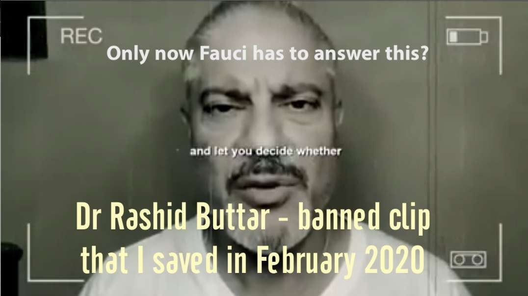 Dr Rashid Buttar's warning from 02-2020 = Rand Paul vs Fauci 05-2021 !