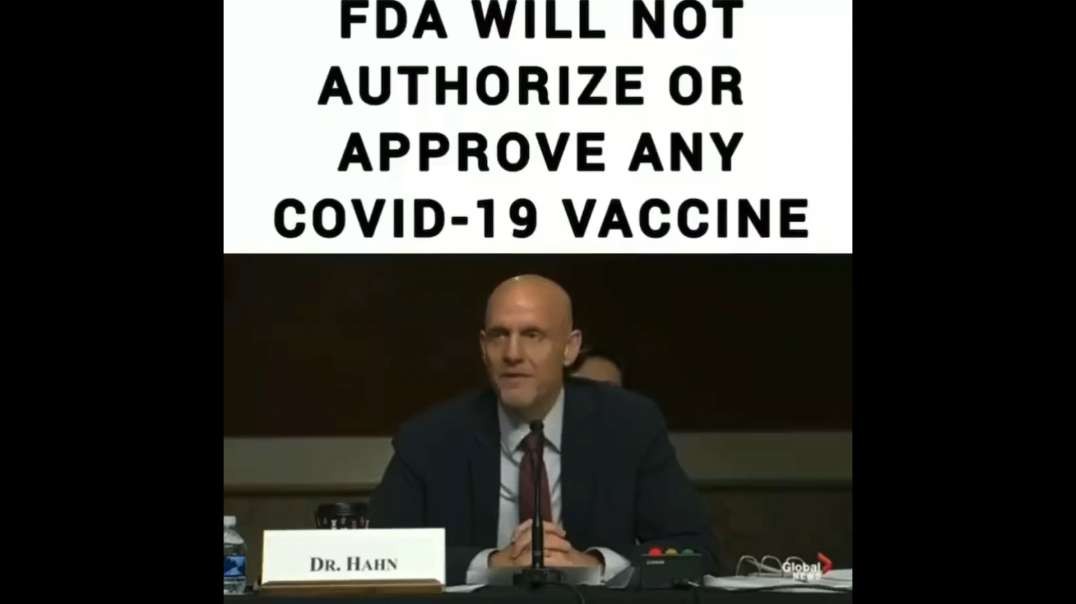 FDA Will Not Approve Or Authorise Covid Vaccine