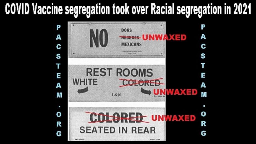 COVID Vaccine segregation took over Racial segregation in 2021