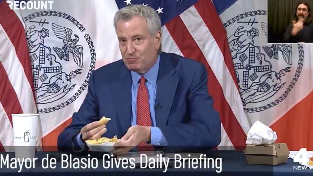 Is this the sickest politician you've ever seen? De Blasio, Vaccines