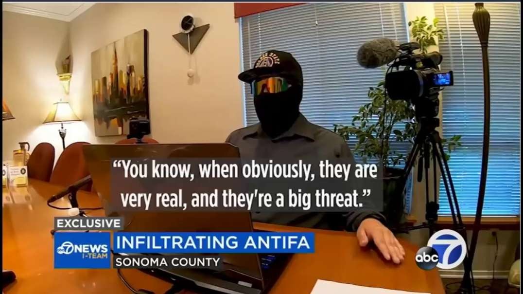Trump supporter infiltrates Antifa in Sonoma- CA.