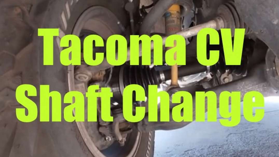 How to: 2010 Toyota Tacoma CV shaft change