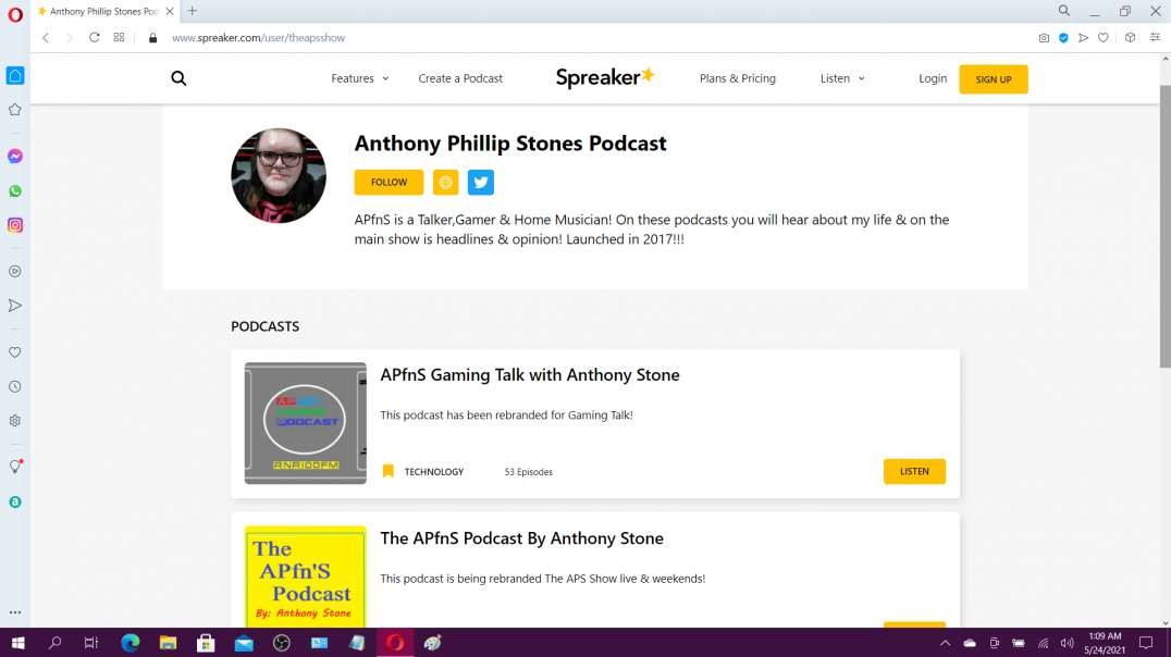 The APfnS Podcast By Anthony Stone for Monday 5-24-21.mp4