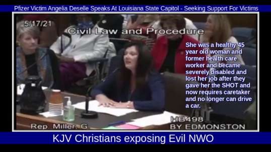 Pfizer Victim Angelia Deselle Speaks At Louisiana State Capitol - Seeking Support For Victims