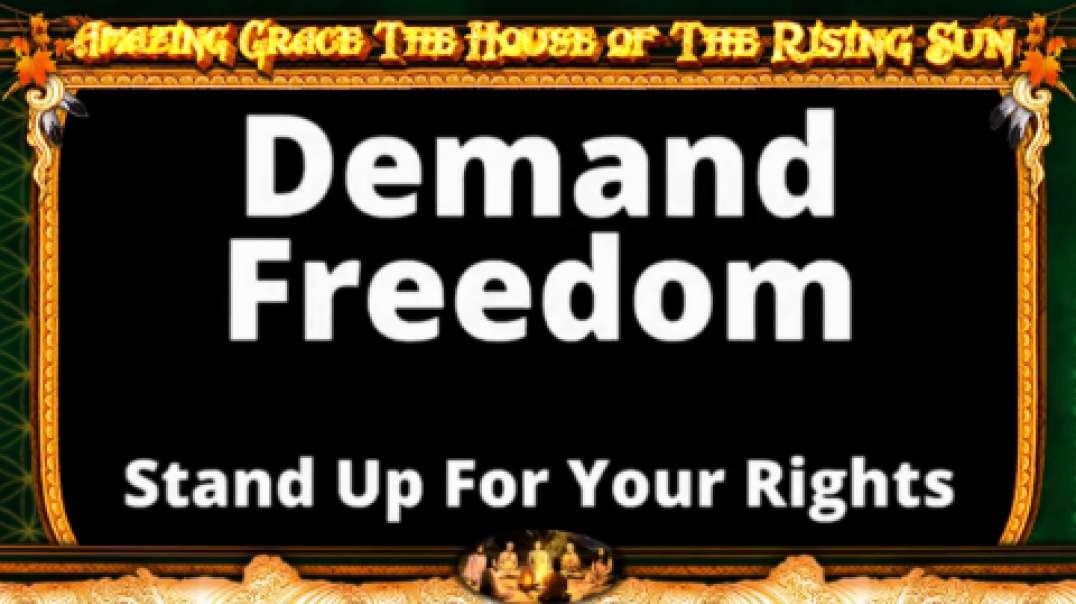DEMAND FREEDOM STAND UP FOR YOUR RIGHTS - AMAZING GRACE THE HOUSE OF THE RISING SUN