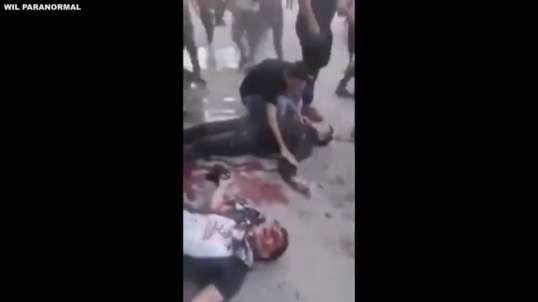 ROCKETS RAIN DOWN ON ISRAEL AS HAMAS LAUNCHES ATTACK FROM GAZA STRIP - GRAPHIC VERSION