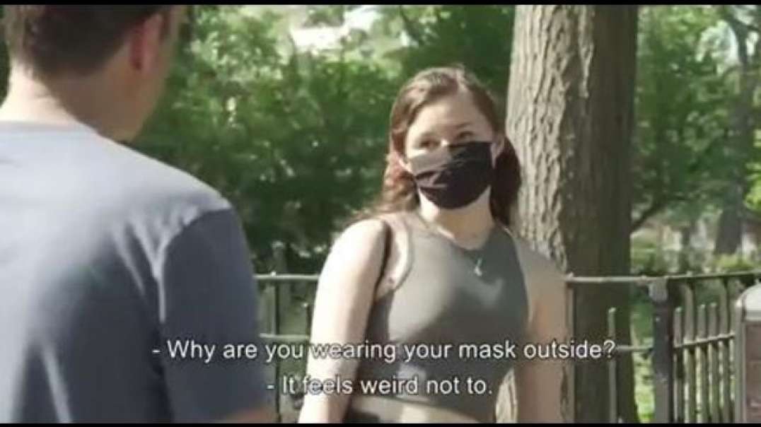 WHY ARE PEOPLE WEARING MASKS OUTSIDE SURVEY? HUMANS ARE SUPPOSED TO BE INTELLIGENT