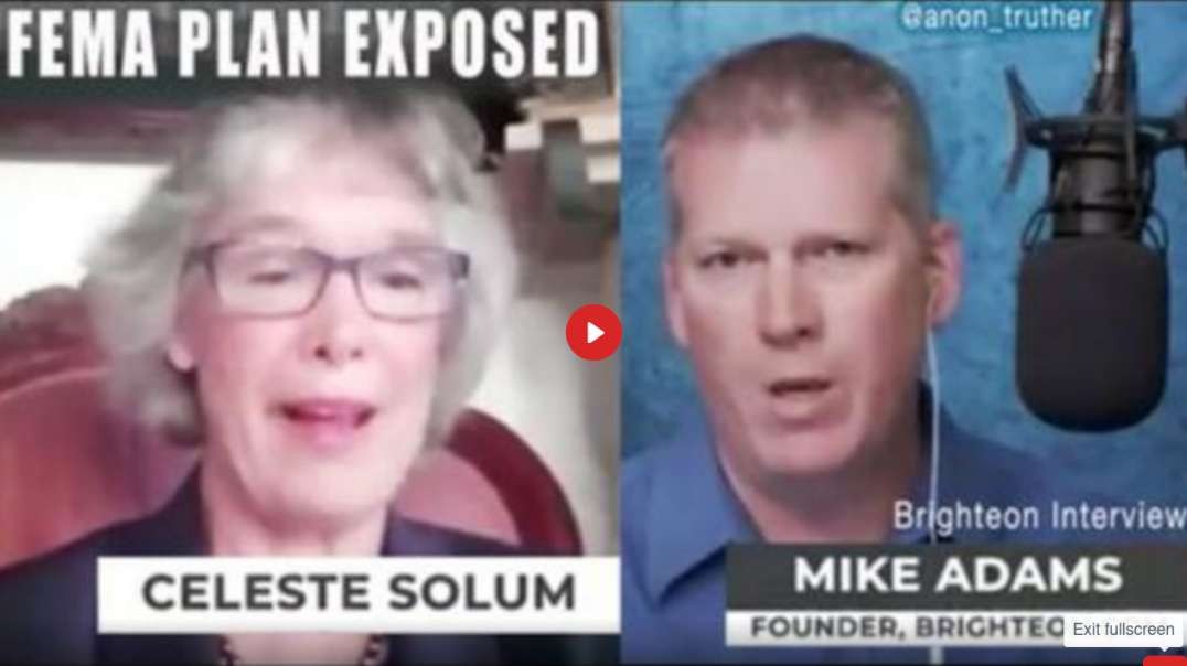 FEMA EMPLOYEE WARNS OF FINAL DEPOPULATION MOVE COMING SOON - CELESTE SOLUM