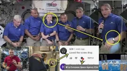 NASA & ESA Astronauts Caught Dropping Objects